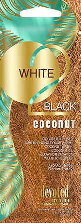 White 2 Black Coconut Bronzing Creme Packet
