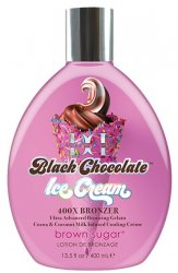 Double Dark Black Chocolate Ice Cream 400X Bronzer 13.5 oz