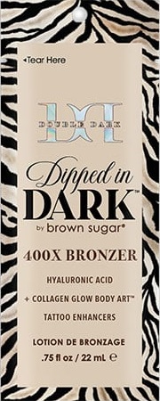 Double Dark DIPPED IN DARK 400X Bronzer Packet