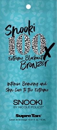 SNOOKI 100X EXTREME BLACKOUT Bronzer Packet