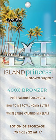 Double Dark Island Princess 400X Bronzer Packet