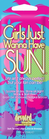 GIRLS JUST WANNA HAVE SUN Natural Bronzer Lotion Packet