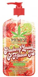 HEMPZ Limited Edition STRAWBERRY LIMEADE and HIBISCUS TEA MOISTURIZER 17 OZ