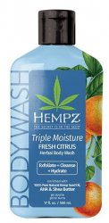 Hempz Triple Moisture Fresh Citrus Body Wash 17 oz