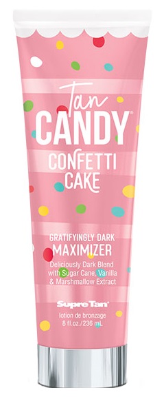 Tan Candy Confetti Cake Maximizer   8.5 oz