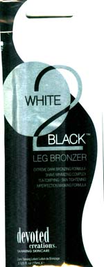 Devoted Creations White 2 Black Leg Bronzer Packet